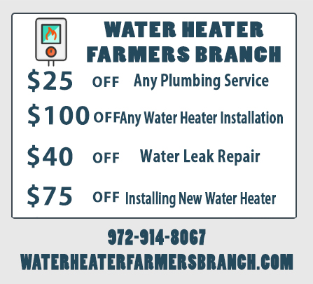 Water Heater Farmers Branch TX